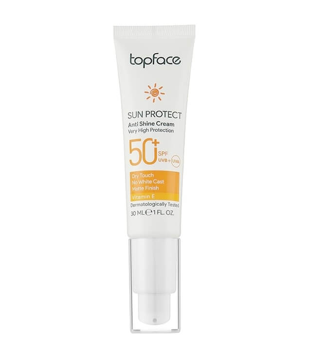 TOPFACE | SUN PROTECT ANTI SHINE CREAM SPF50+